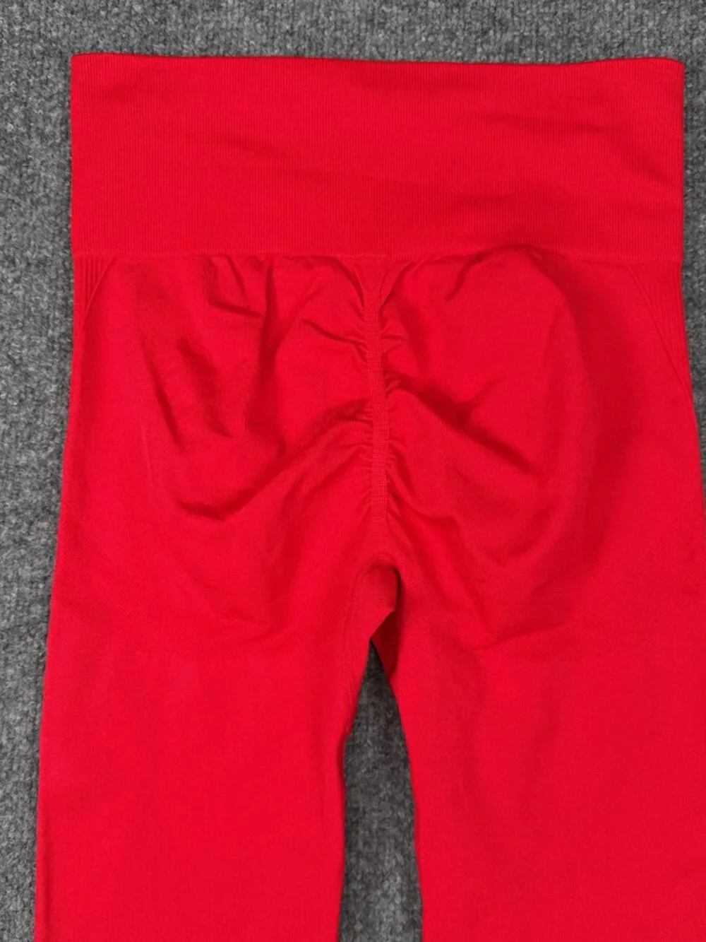Alo Yoga LEG09 Ribbed High Waist Leggings Red Size M Excellent
